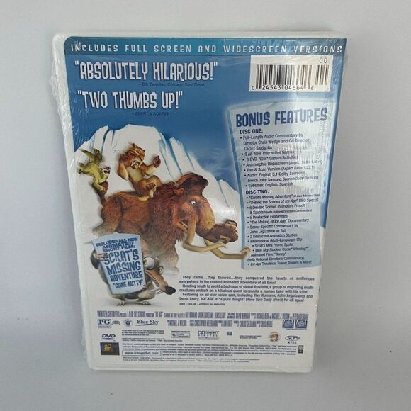 Ice Age DVD 2 Disc Special Edition DVD Children Movie - Picture 2 of 4